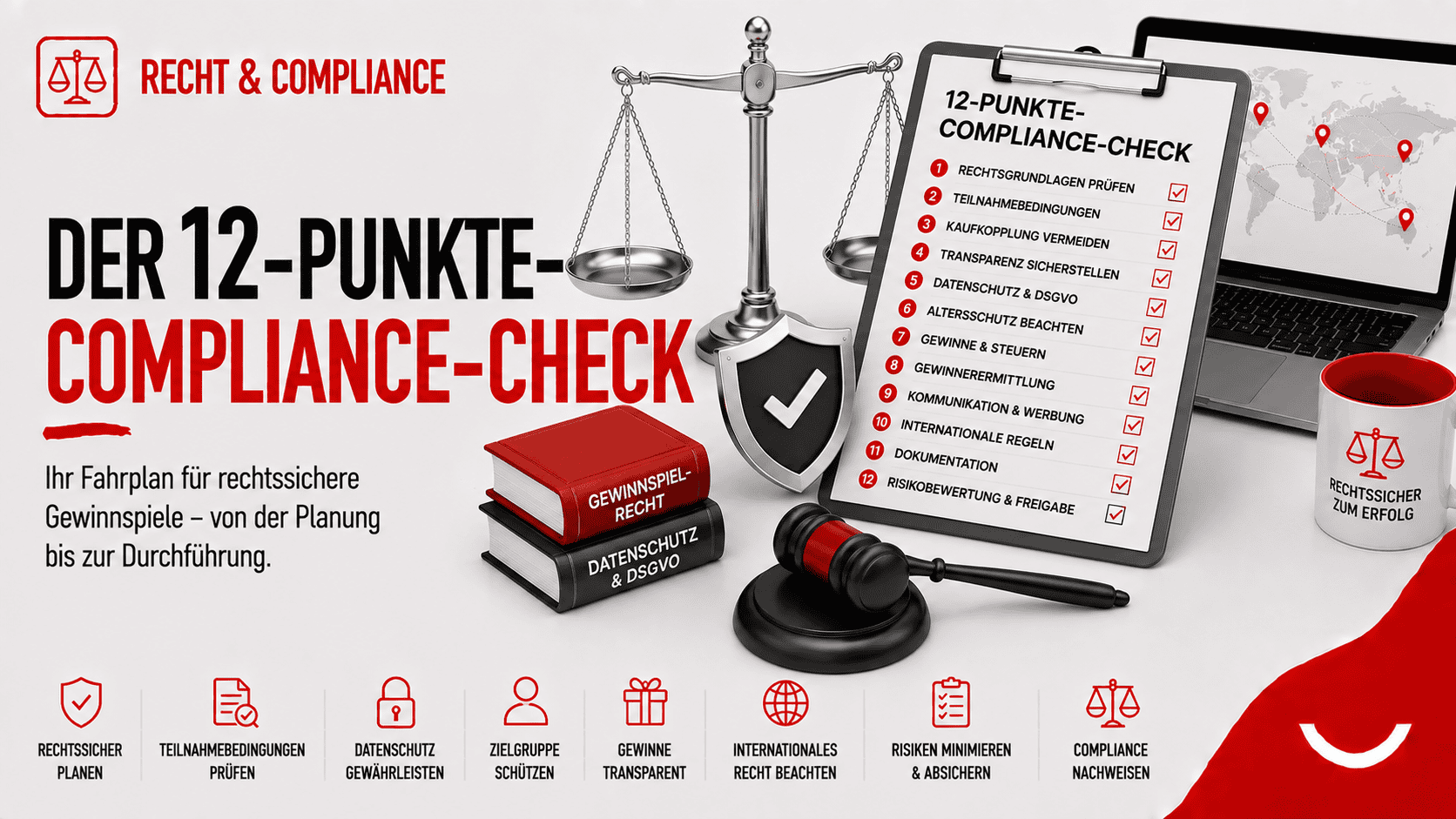 Gewinnspiel rechtlich prüfen auf Compliance